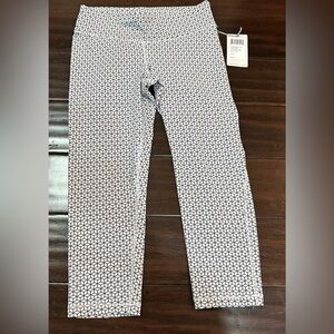 Crane & Lion Dwell Studio Facet Capri Tight 3/4 length Size 4 Leggings $90